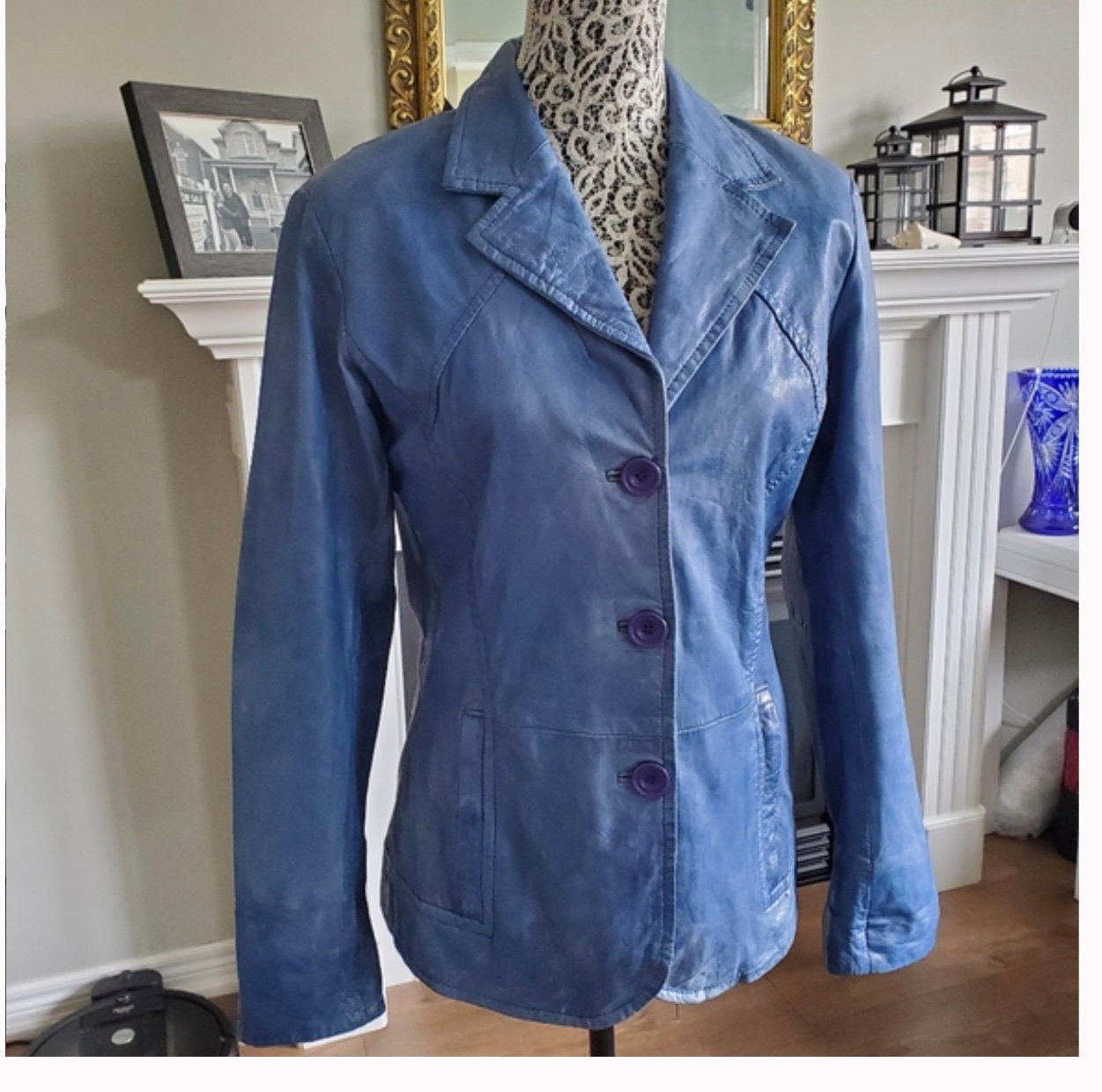 Vintage Danier Leather Blazer