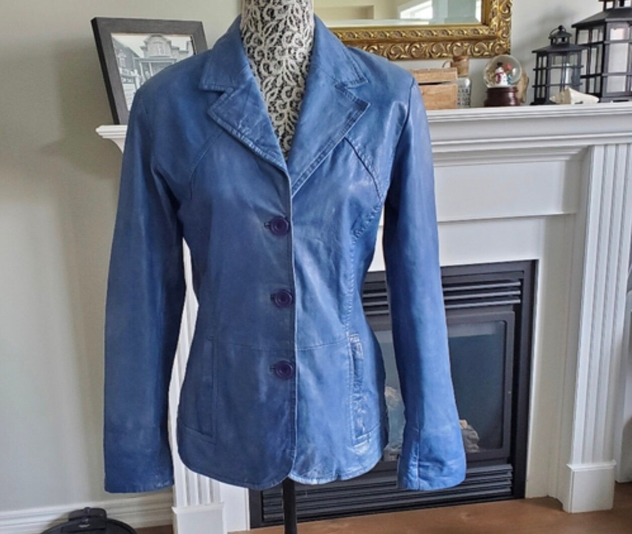Vintage Danier Leather Blazer
