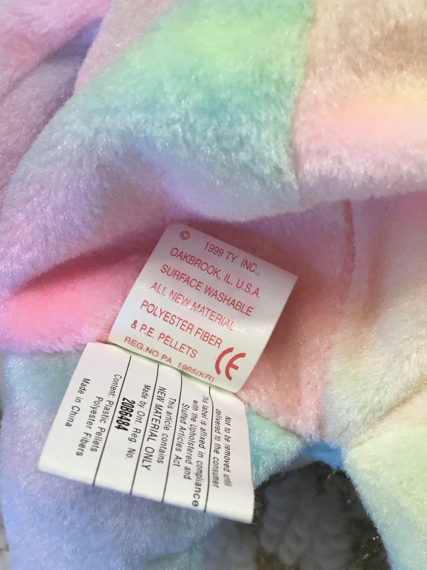 14- inch Birthday TY 1999 Bear and 8.5 inches TY birthday Bear Plush