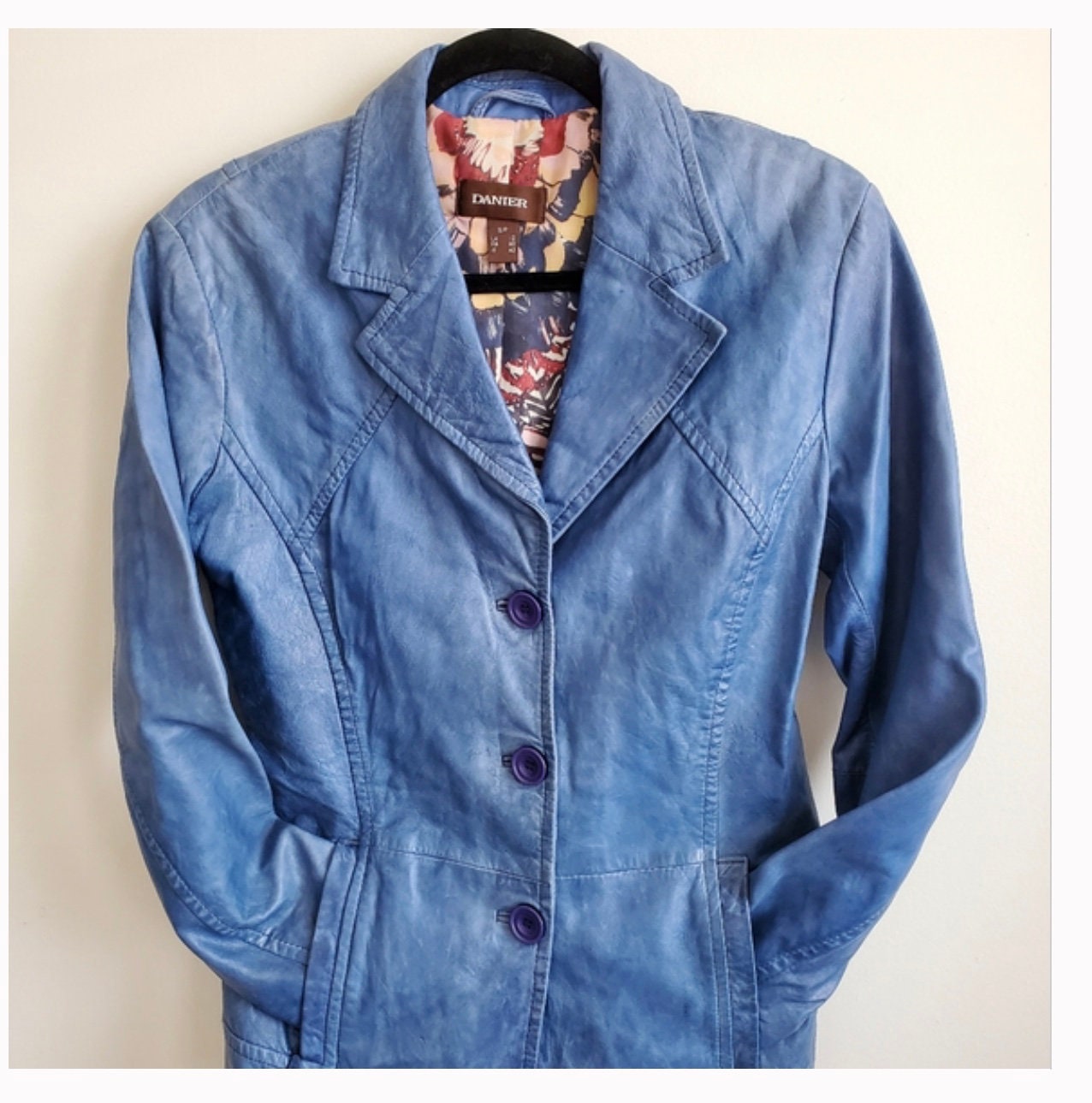 Vintage Danier Leather Blazer