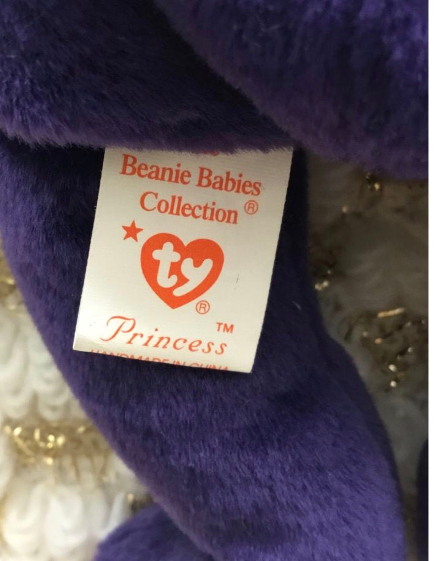 1997 princess diana beanie baby (Very Rare/ Retired + Errors) With RARE Diana BOOKS!