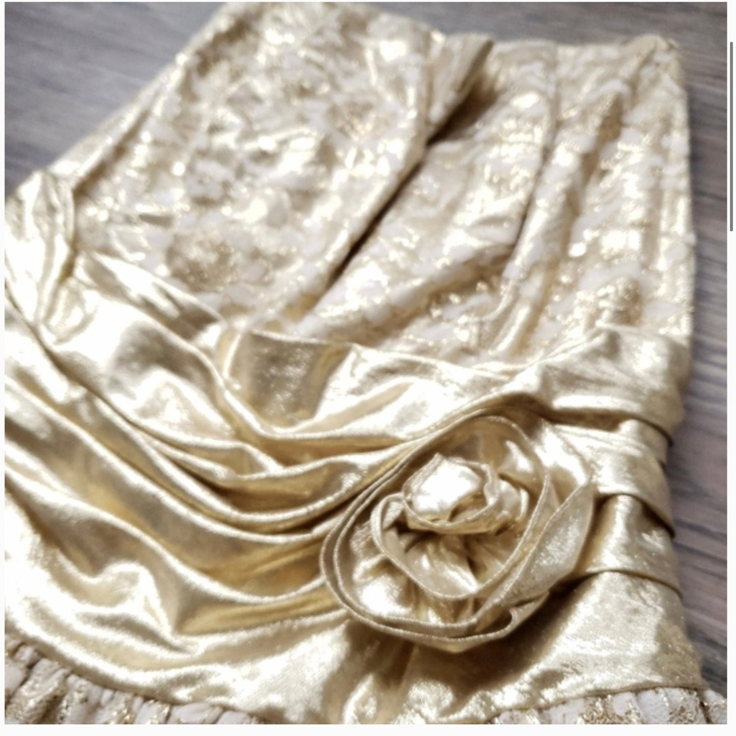 Vintage Gold Formal Dress