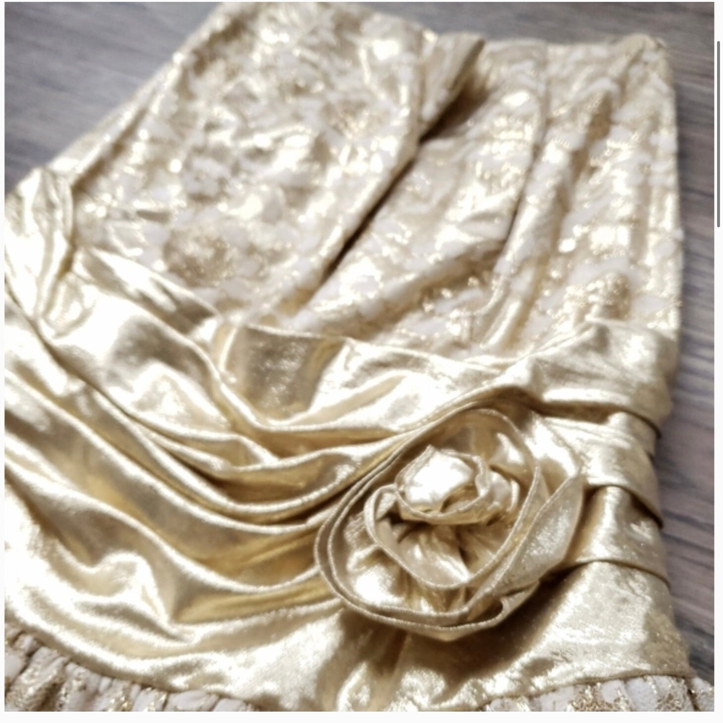 Vintage Gold Formal Dress