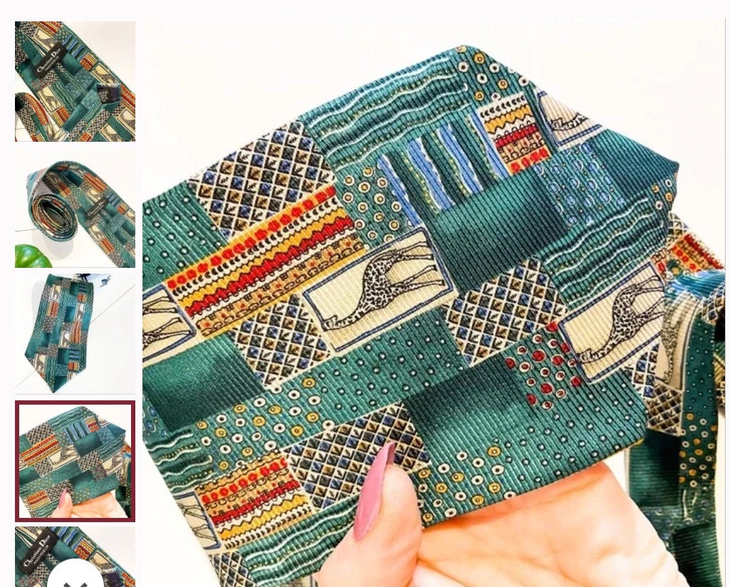 Christian Dior 100% Silk Tie