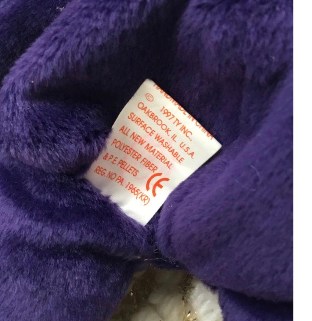 1997 princess diana beanie baby (Very Rare/ Retired + Errors) With RARE Diana BOOKS!