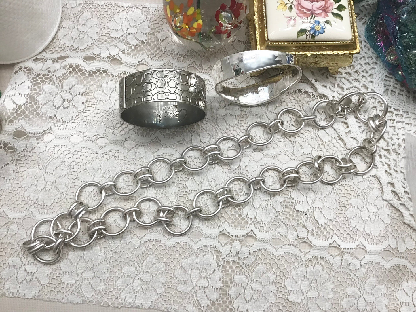Vintage Jewellery Collectors Start Up Lot -  Signed Coach, Banana Republic, ALM