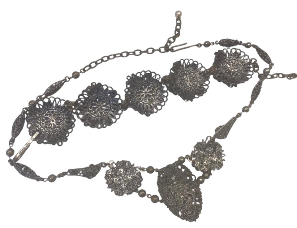 West German Vintage Art Deco Necklace and Bracelet Set