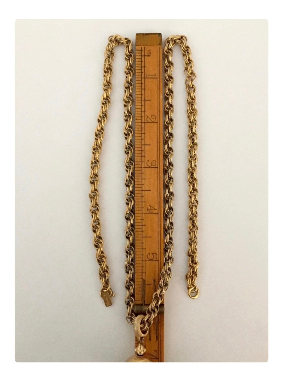Wonderful Vintage Monet Bolero lariat  filigree  capped beads  link chain set,Book Pieces