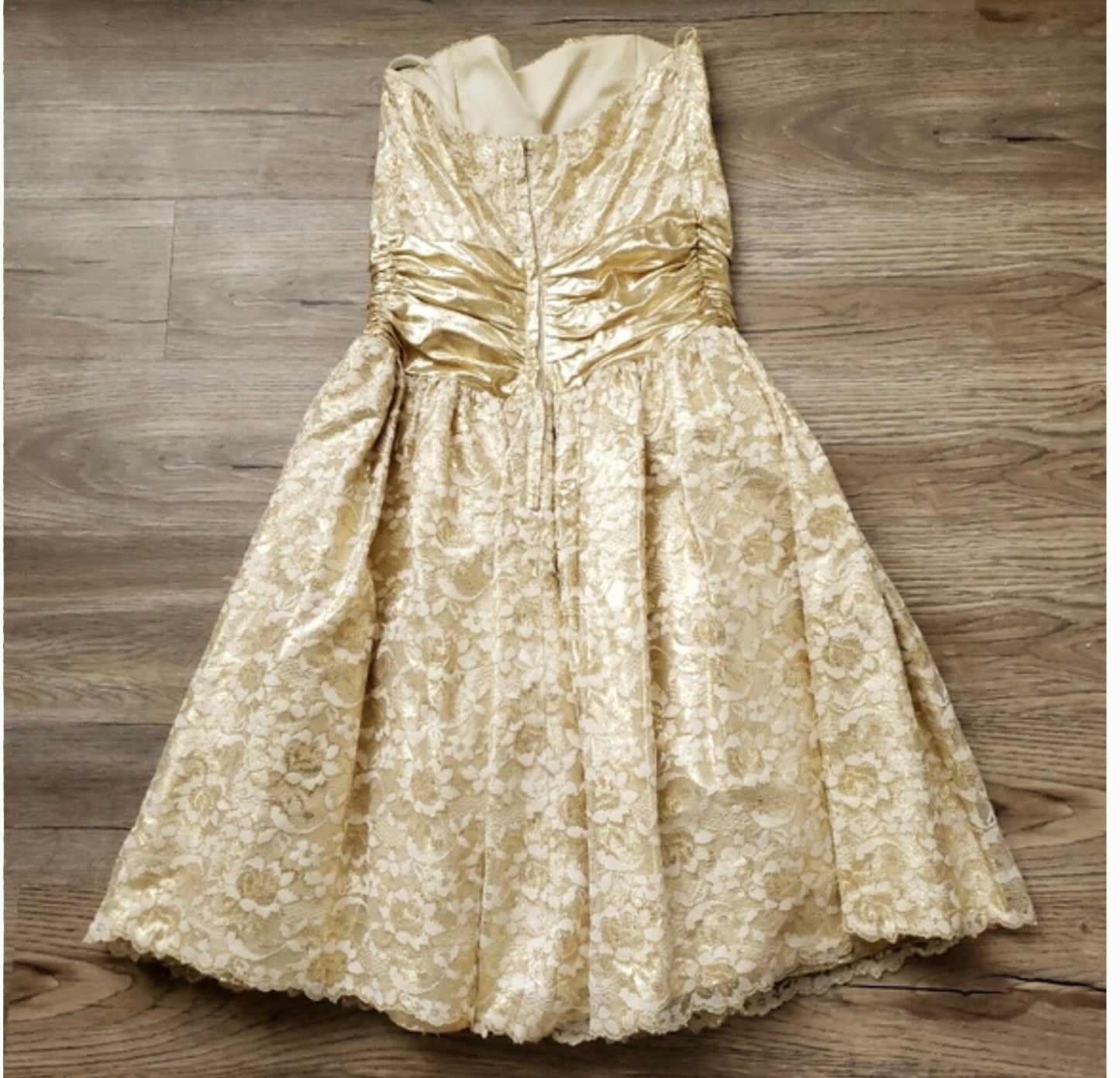 Vintage Gold Formal Dress