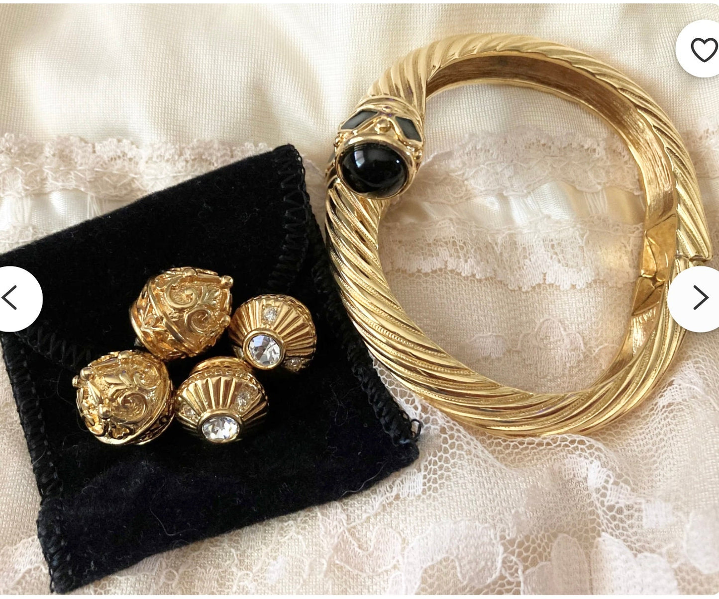 Joan Rivers Versatile Clamp Bracelet with 3 Separate Interchangeable Heads