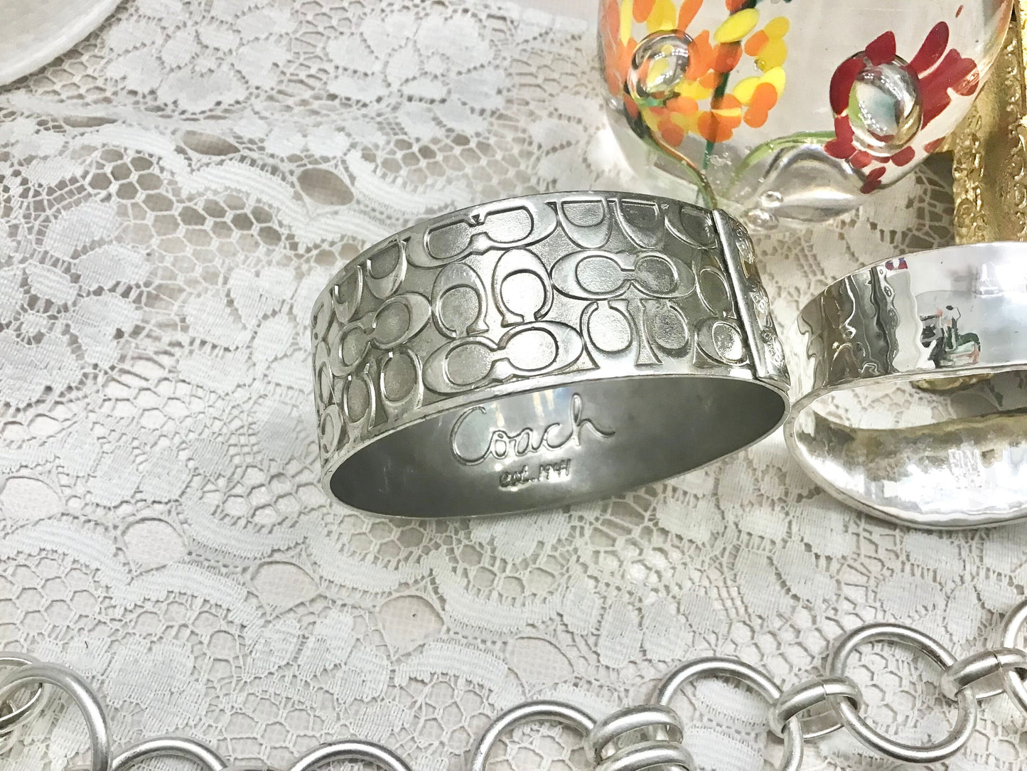 Vintage Jewellery Collectors Start Up Lot -  Signed Coach, Banana Republic, ALM