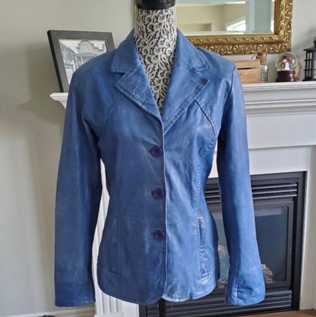Vintage Danier Leather Blazer
