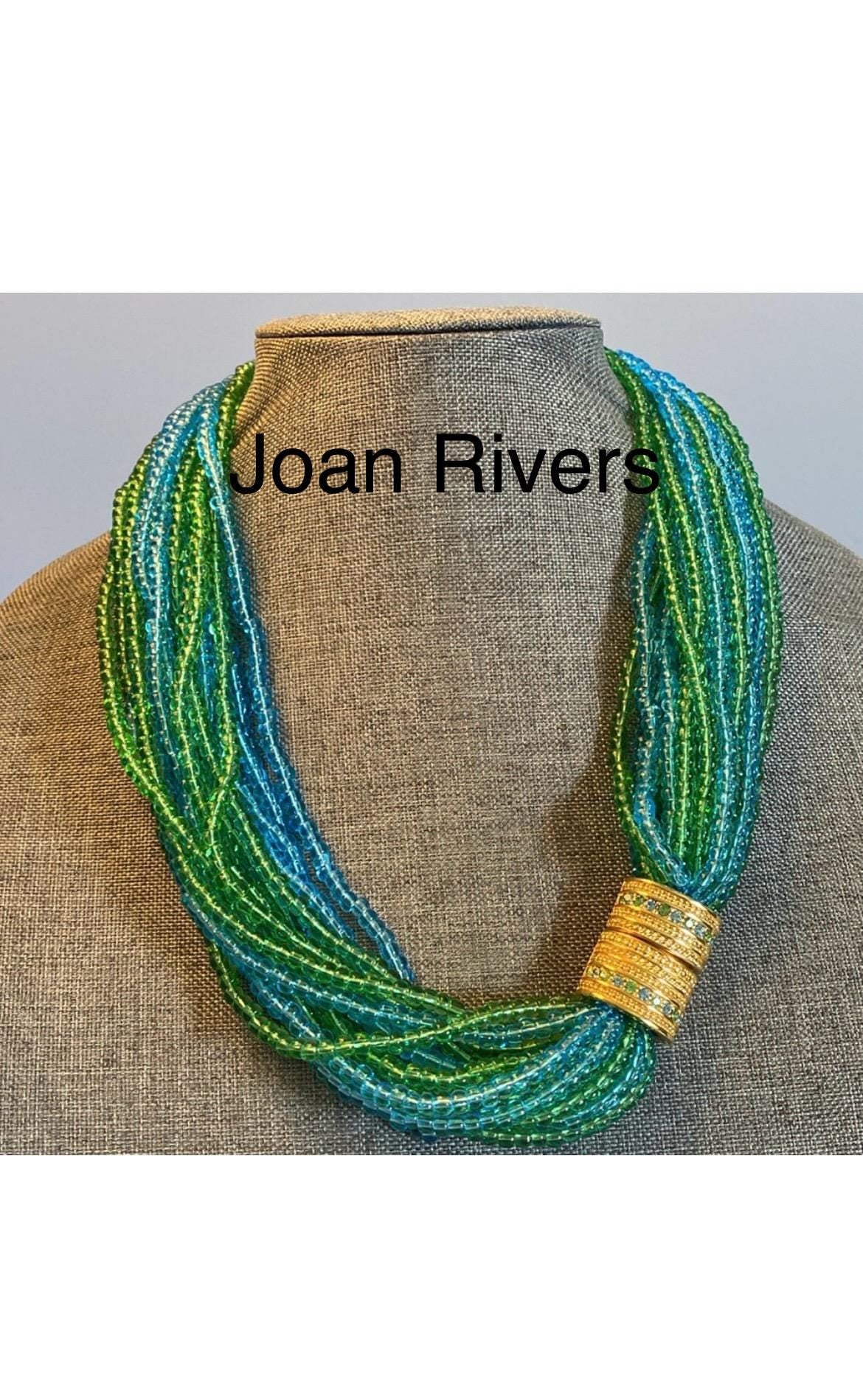 Signed Vintage Joan Rivers Statement Necklace