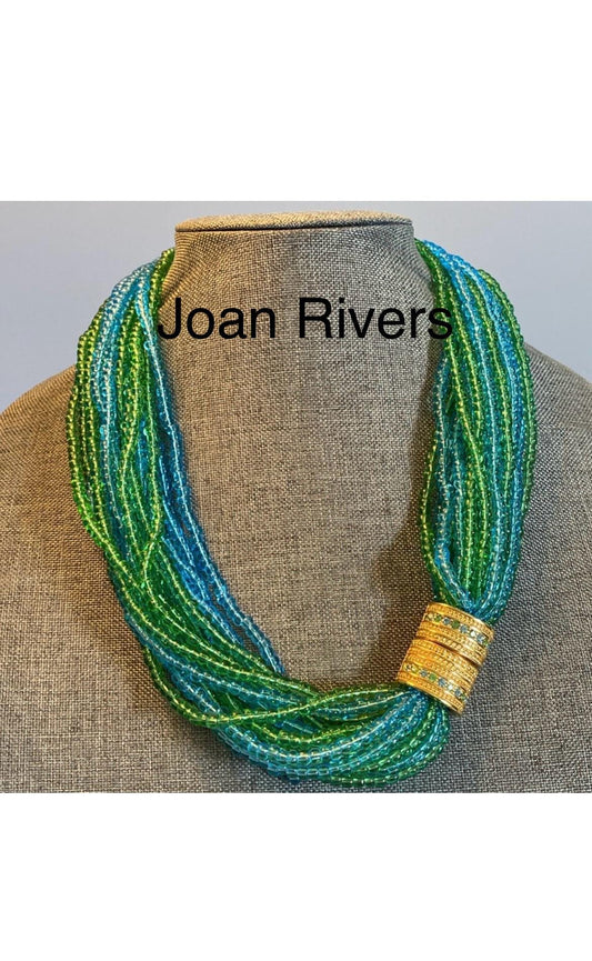 Signed Vintage Joan Rivers Statement Necklace