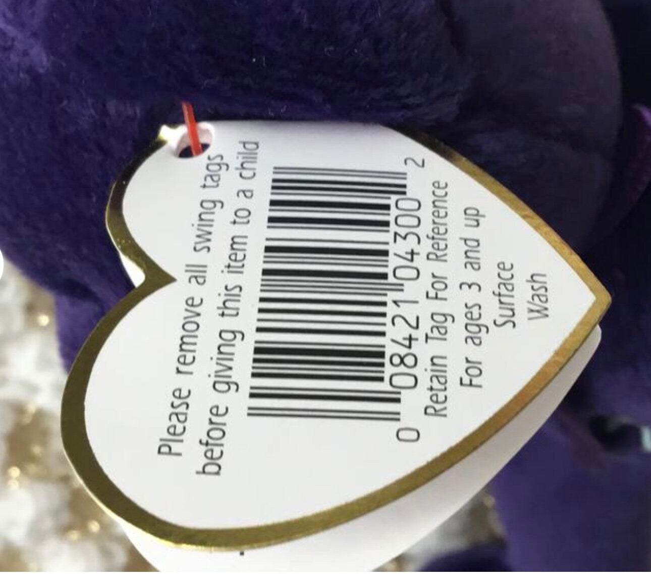 1997 princess diana beanie baby (Very Rare/ Retired + Errors) With RARE Diana BOOKS!