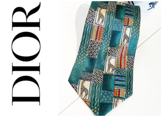 Christian Dior 100% Silk Tie